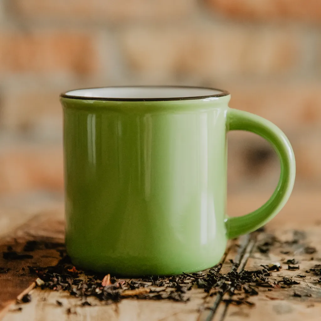 Kubek zielony Paryż - własny projekt