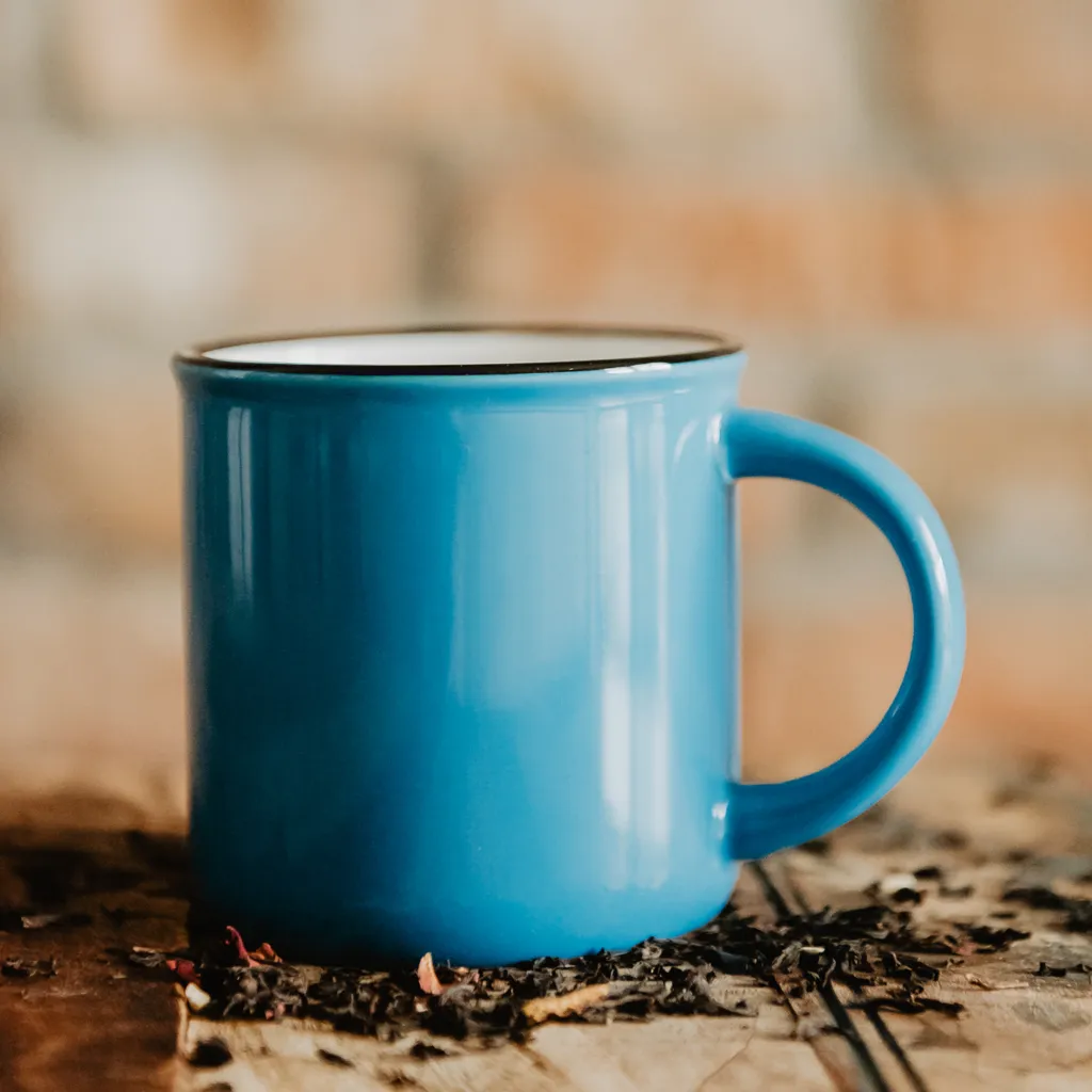 Kubek niebieski Paryż - własny projekt