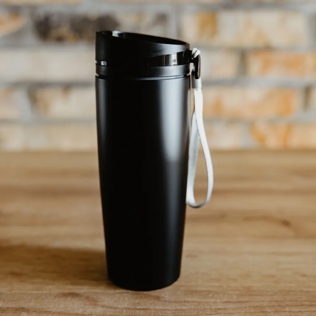 Kubek termiczny czarny 380 ml
